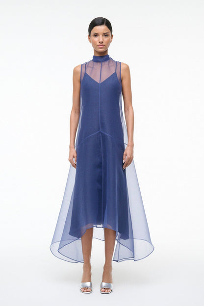 STAUD Auden Dress Navy