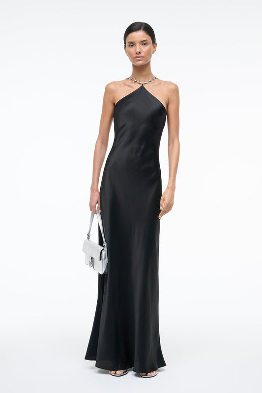 STAUD Cadence Dress Black 1
