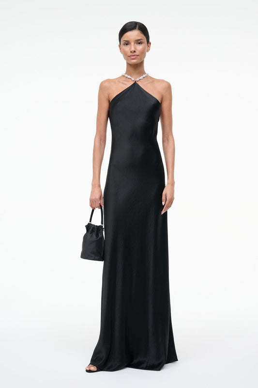 STAUD Cadence Dress Black