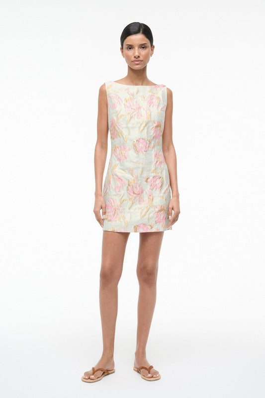 STAUD Mimi Dress Botanica Aloe