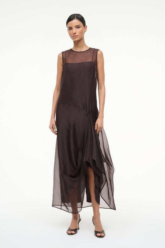 STAUD Viola Dress Earth