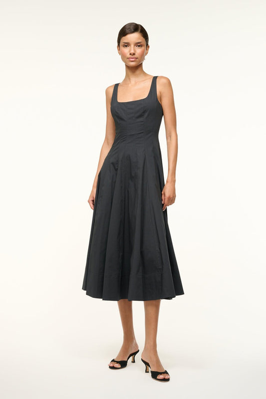 STAUD - Wells Dress Black