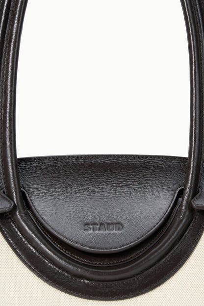 STAUD Maude Shoulder Bag Natural Espresso