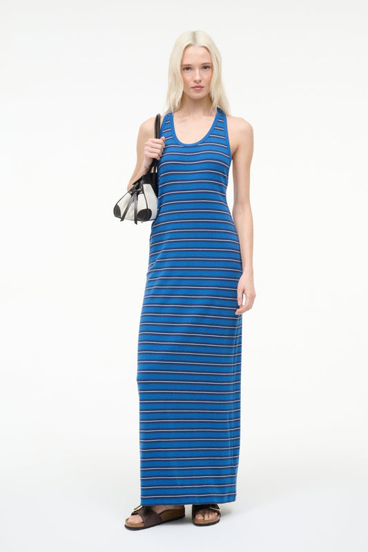 STAUD Encino Dress Echo Stripe