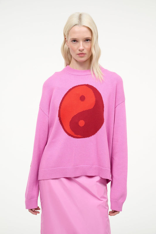 STAUD Giada Sweater Orchid