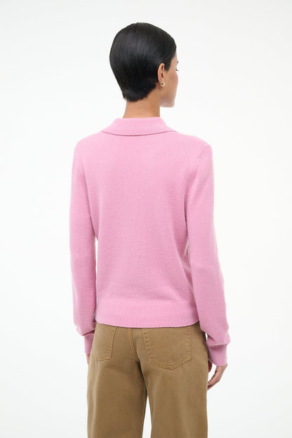 STAUD Gemma Cashmere Sweater Papaya