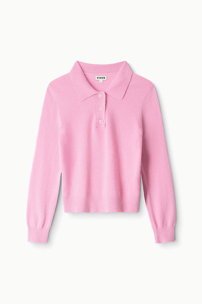 STAUD Gemma Cashmere Sweater Papaya