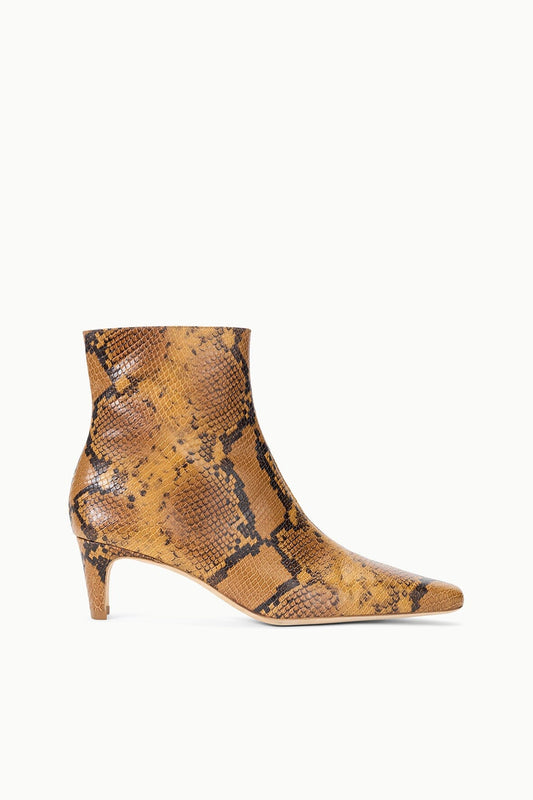 STAUD Wally Ankle Boot Snake