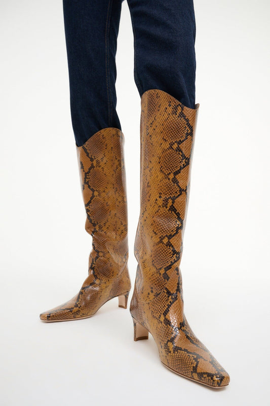 STAUD Western Wally Boot Snake