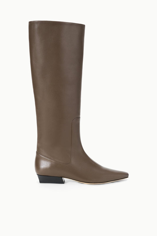STAUD Wally Flat Boot Truffle