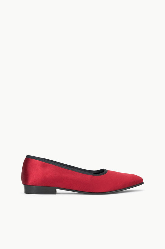STAUD Keith Ballet Flat Rouge