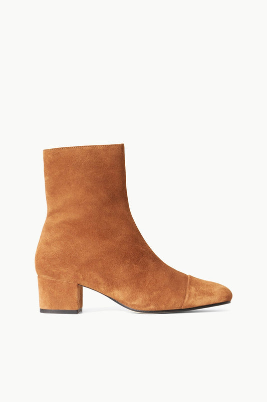 STAUD Aimee Short Boot Tan Suede