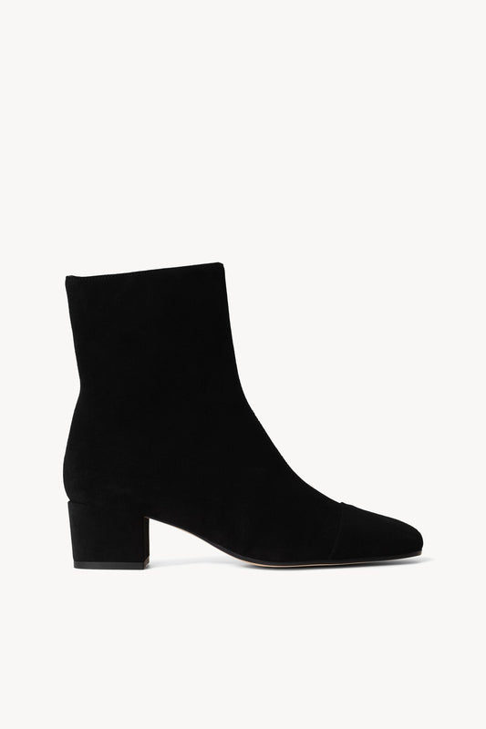 STAUD Aimee Short Boot Black Suede