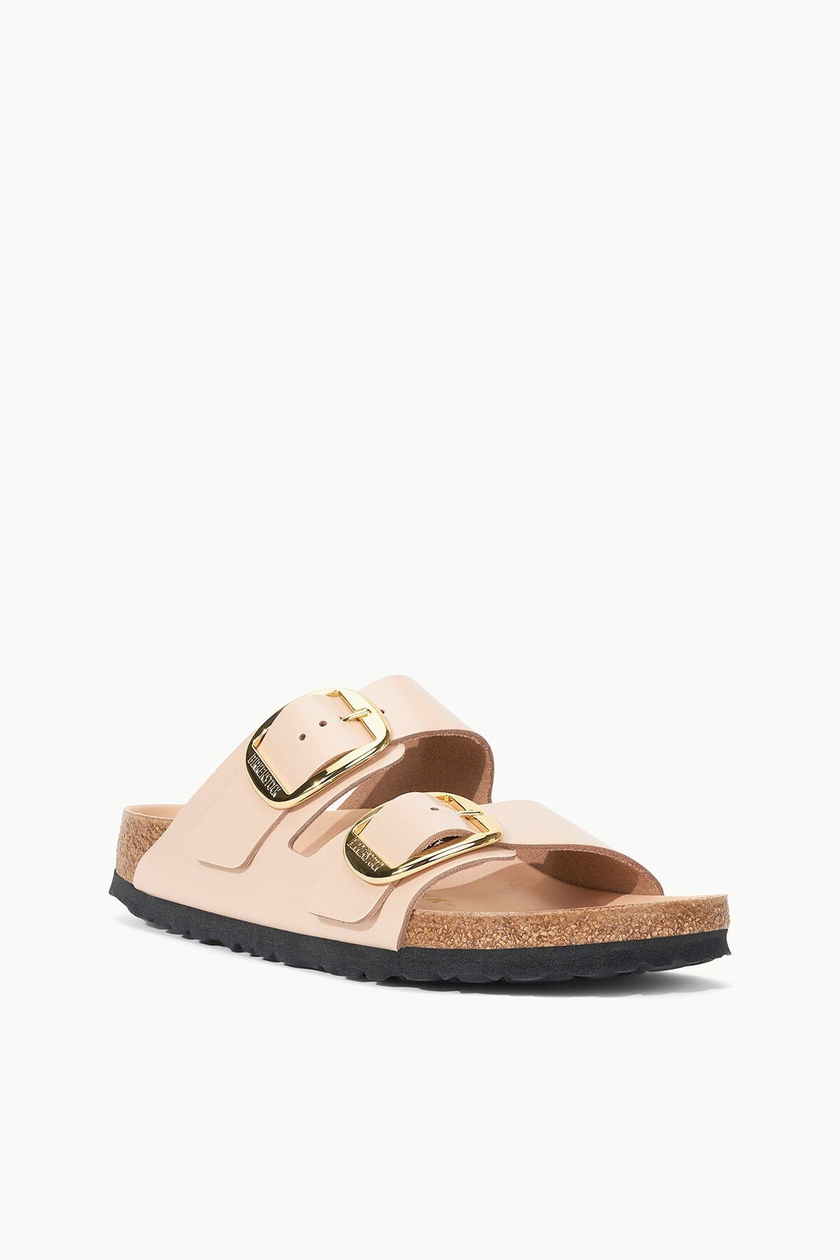 STAUD Birkenstock Arizona Big Buckle Sandal - High Shine New Beige