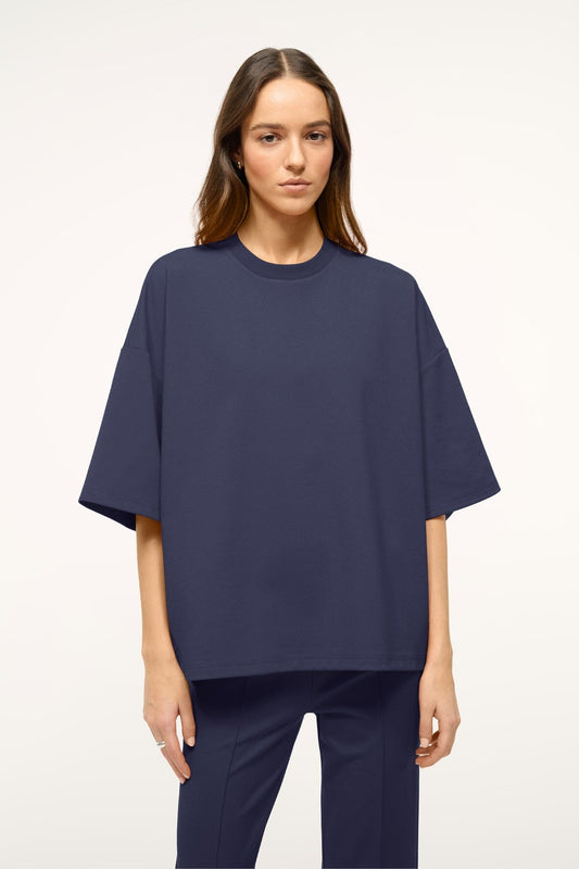 STAUD Capsule Top Navy