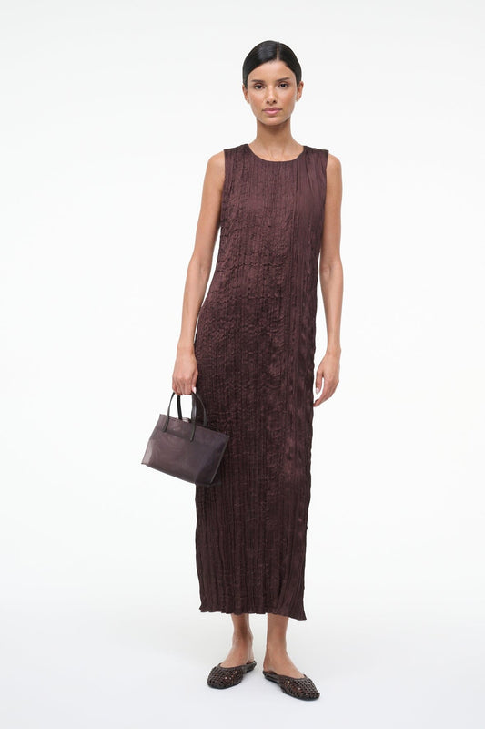 STAUD Mizu Dress Earth