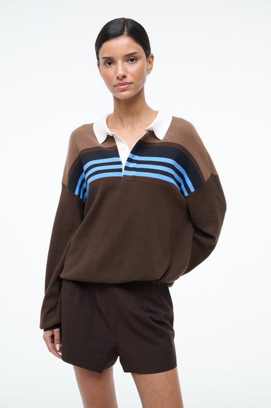 STAUD Sail Top Earth Multi Stripe