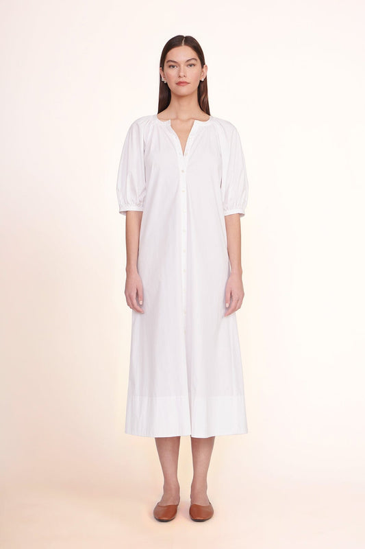 STAUD Vincent Dress - White