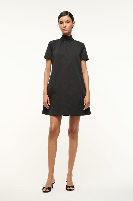 STAUD Mini Ilana Dress Black