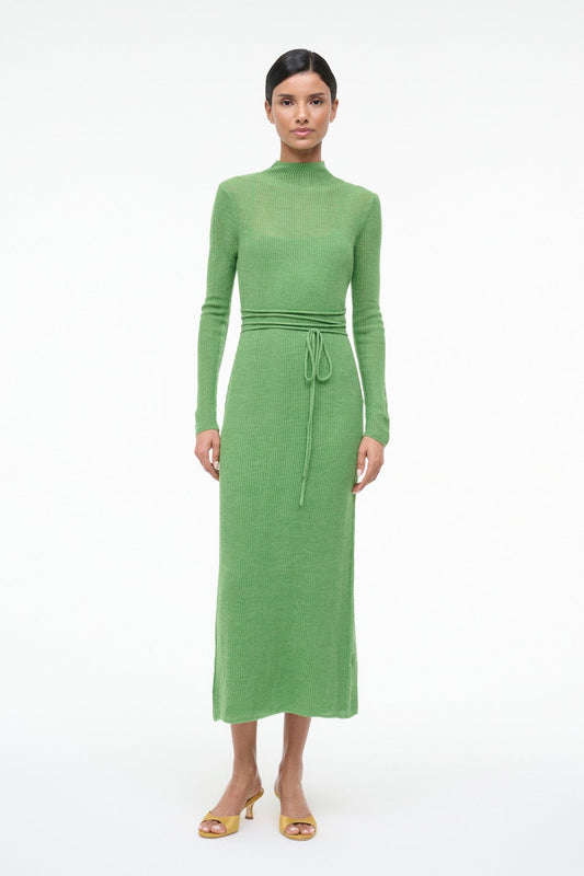 STAUD Marianne Dress Leaf