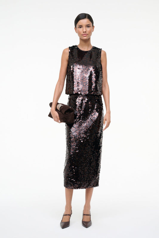STAUD Seraphina Top Espresso Black