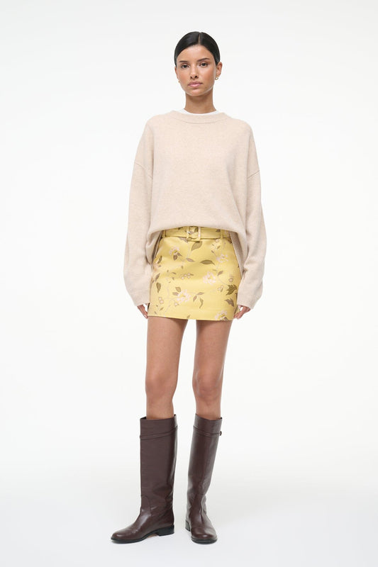 STAUD Reese Skirt Wildflowers