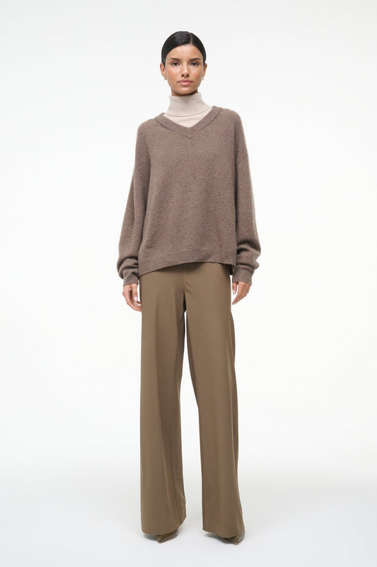STAUD Doris Cashmere Sweater Truffle