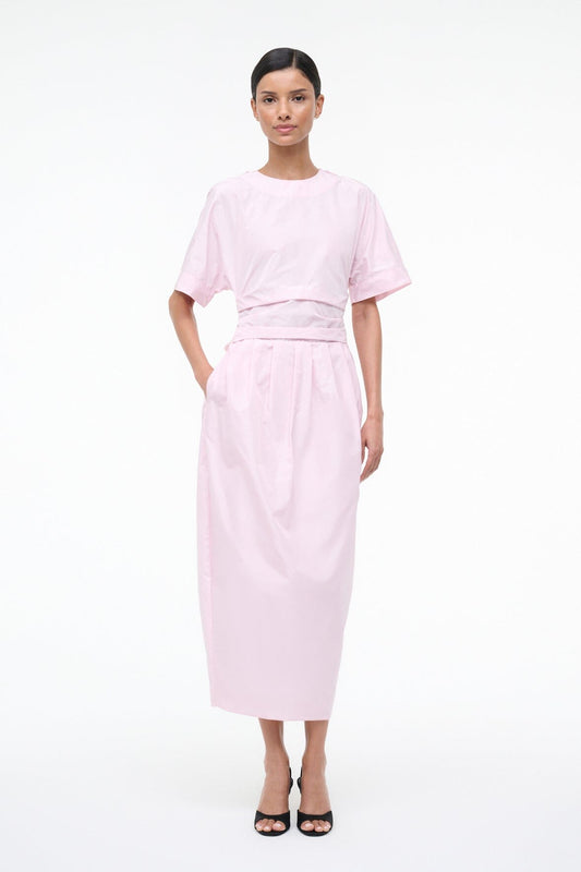 STAUD Michelina Dress Puff Pink