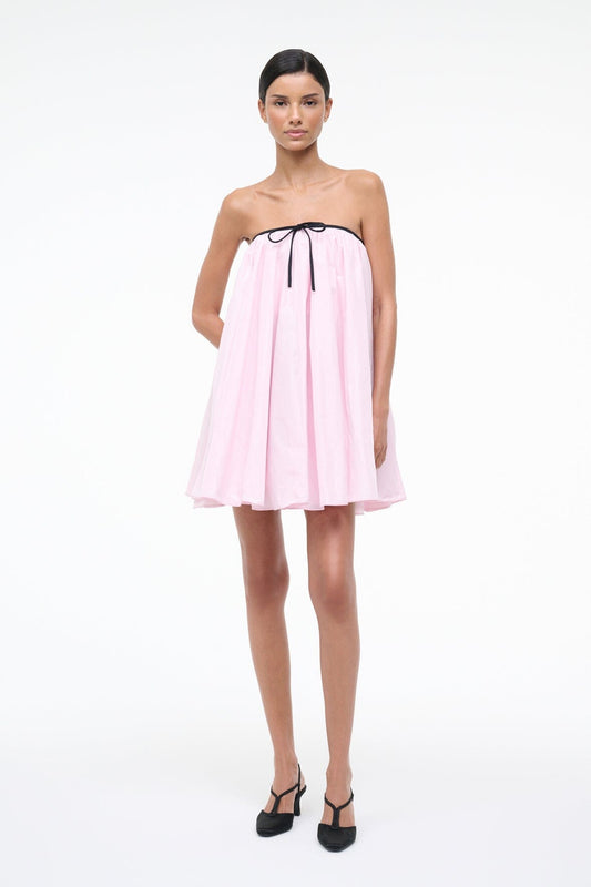 STAUD Sofia Dress Puff Pink