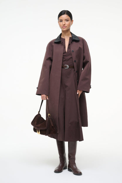 STAUD Frances Dress Earth