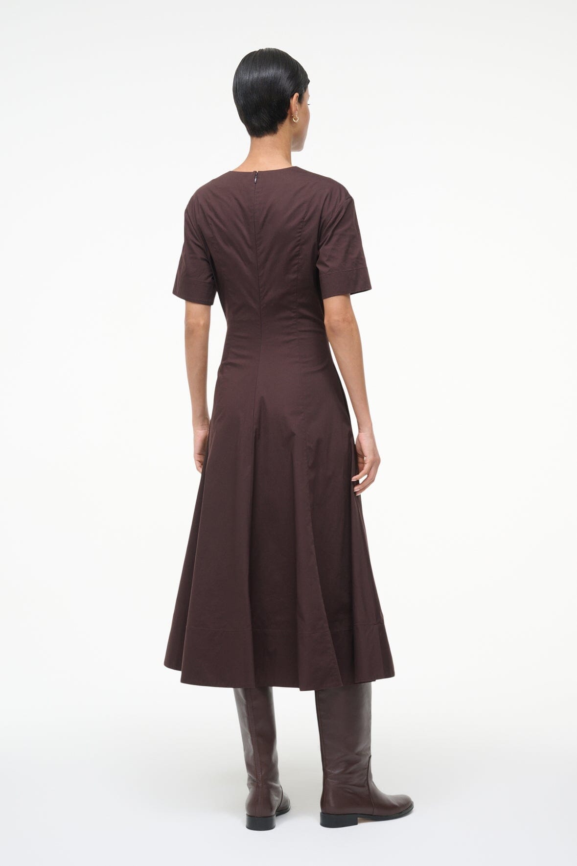 STAUD Frances Dress Earth