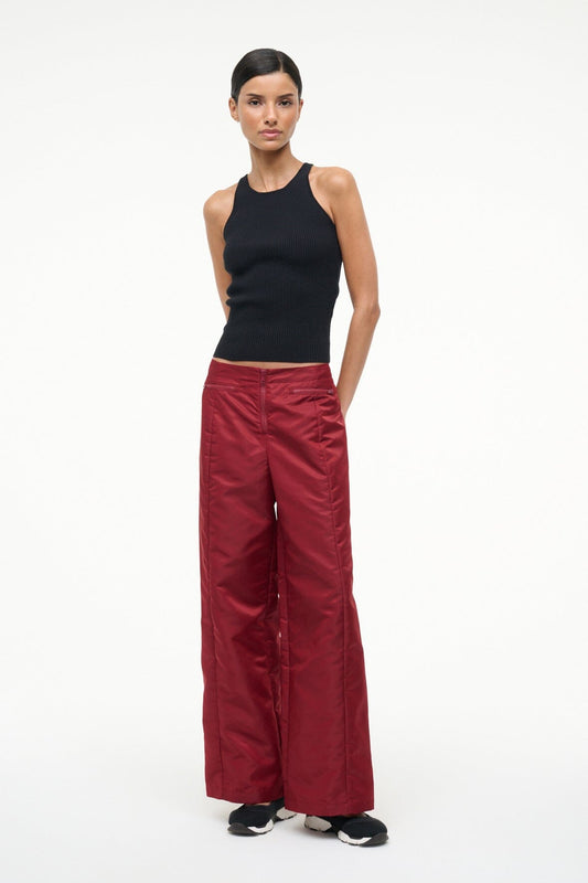 STAUD Action Pant Deep Red