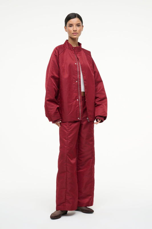 STAUD Cal Jacket Deep Red