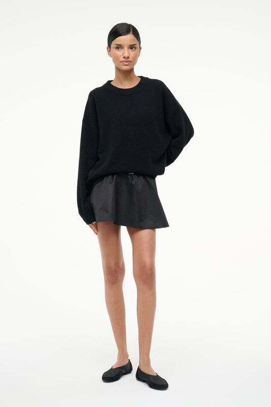 STAUD Sosa Skirt Black
