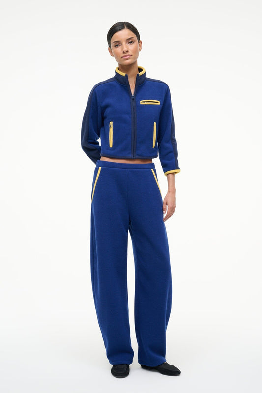 STAUD Jeter Jacket Royal Chartreuse